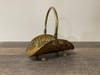 Brass Folded Footed Basket