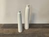 White Elongated Bud Vase