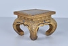 Gold Painted Vase Stand with Rhinestone Detail