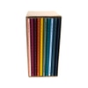 Note Book Set; 10 multi colored leather bound notebooks,