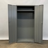 Light Grey Storage Cabinet, Tall Metal