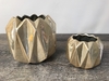 Metallic Ceramic Round Diamond Vase A