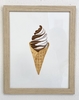 Ice Cream Cone Watercolor