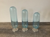 Blue Glass Capsule Vase Tall