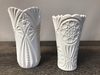 Vintage White Plastic Vase B
