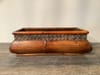 Wood Bamboo Rim Rectangular Container