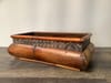 Wood Bamboo Rim Rectangular Container