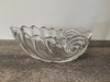Crystal Curled Shell Oval Bowl
