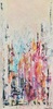 Contemporary Textured Abstract Blue Base