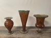 Orange Mosaic Vase C