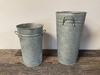 Galvanized Metal Flower Bucket