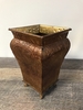 Lacquered Embossed Footed Vase