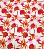 Standard Pillow Case, Pink, red, and orange floral pattern