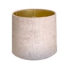 Lamp Shade; Velvet blush pink, round tapered shape,