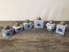 Asian Blue and White Spice Jar F