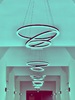 Hallway with Chandeliers