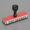 "Top Secret" Rubber Stamp