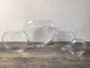 Glass Flat Oval Vase D