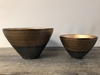 Large Metallic Ceramic Bowl