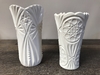Vintage White Plastic Vase A