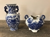 Asian Blue and White Charm Vase A