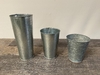 Galvanized Metal Vase