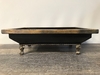 Black Lacquered Footed Tray