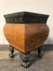 Asian Metal Footed Vase