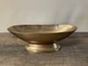 Contemporary Gold Oval Footed Bowl