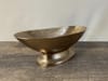 Contemporary Gold Oval Footed Bowl