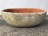 Aged Terracotta Oval Bowl A