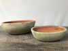 Aged Terracotta Oval Bowl A