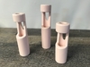 Vintage Ceramic Pink Dual Valve Vase B