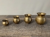 India Brass Bud Vase A