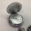 Silver Analog Quartz Pocket Watch