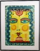Female Tribal Face Print
