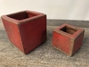 Red Ceramic Cube - Small