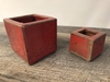 Red Ceramic Cube - Large