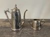 Silver K Tea Set Sugar Bowl