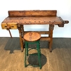 Wooden Workbench with Vice