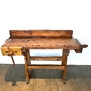 Wooden Workbench with Vice