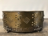 Brass Stamped Oval Planter