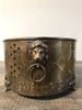 Brass Stamped Oval Planter