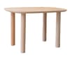 Table; Child natural oak, softened corners