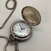 Cesar Quartz Full Hunter Pocket Watch with Chain
