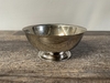 Silver Ribbed Footed Bowl