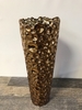 Gold Ceramic Honeycomb Vase A