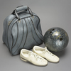 Bowling Bag with Bowling Ball & Shoes