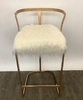 Faux Fur Bar Stools