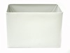 Lamp Shade; cotton, white, rectangle